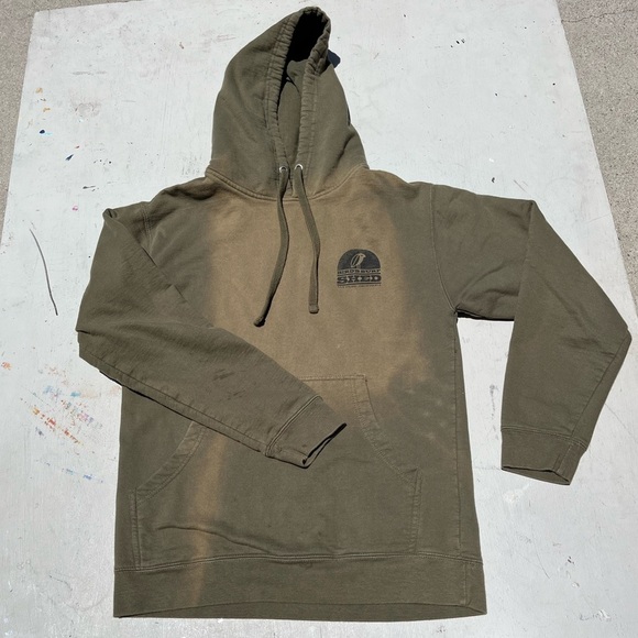 Men's Bird's Surf Shed Hoodie Green Logo NO SIZE Beach Surf CA San Diego Wax - Picture 5 of 13